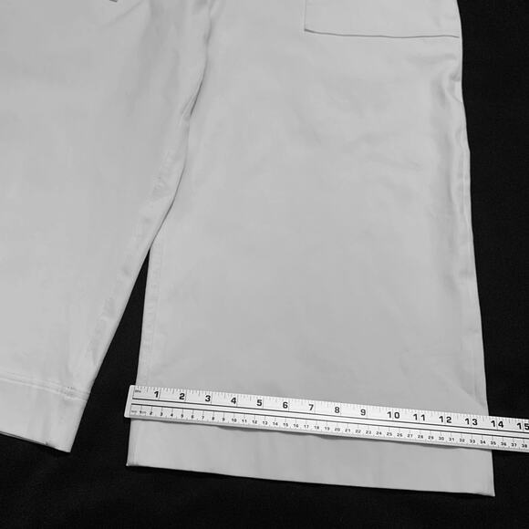 SPANX Womens Pants 2XL On-the-Go Cropped Wide Leg White Pull-On Shaping Pants - Picture 8 of 12